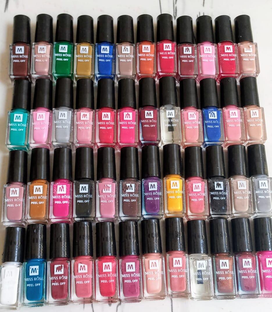bundle of 24 peel off nail polish
