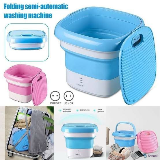 new electric portable & foldable mini washing machine china imported heavy quality