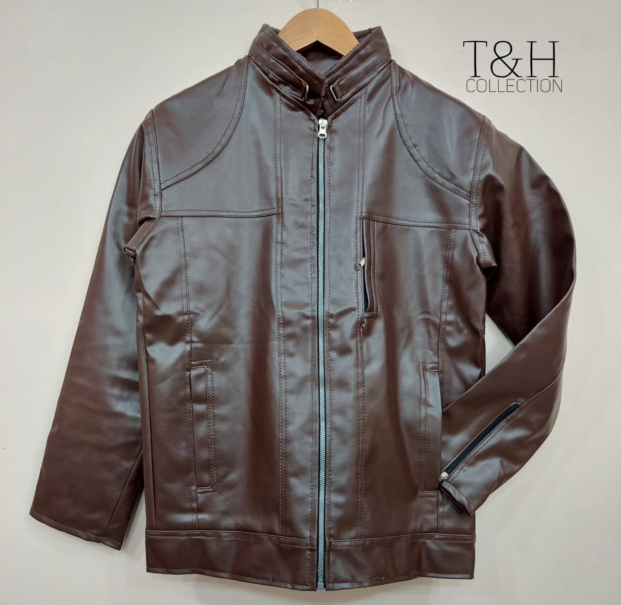 men's leather jacket