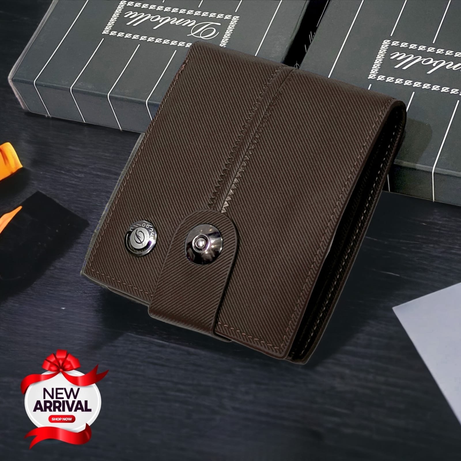 vip wallet with box for men