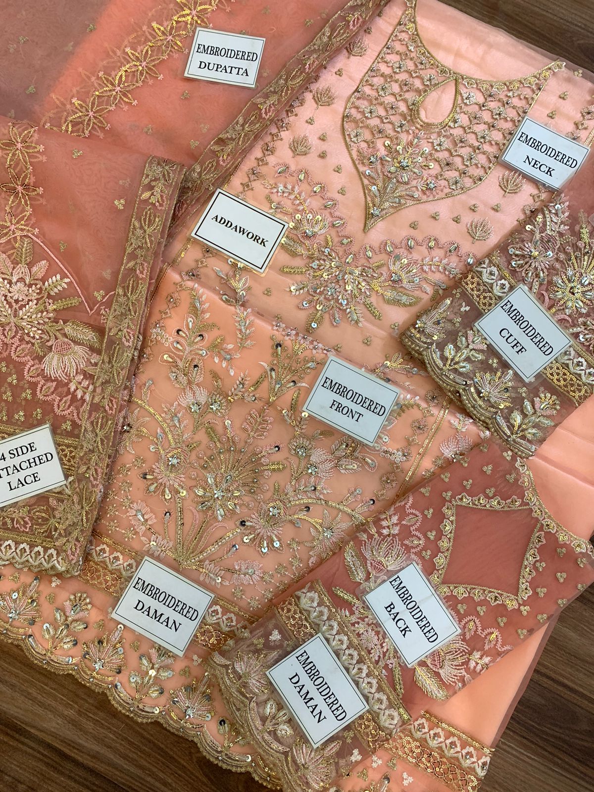 luxury wedding collection with heavy embroidery and adda work