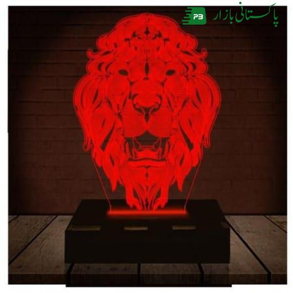 Free home delivery 3D lion illusion lamp