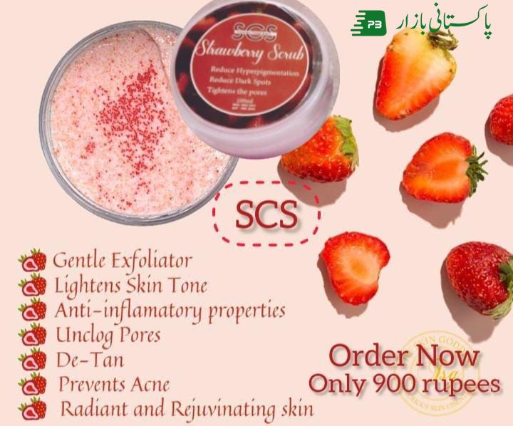 Strawberry scrub