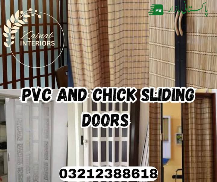 Pvc and chick sliding doors