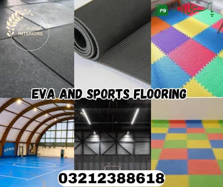 Eva and sports floorings