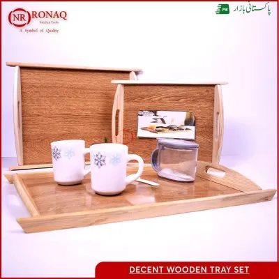 Wooden tray  3packs