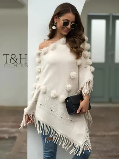 wool cape shawl