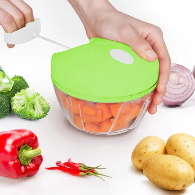speedy chopper manual food chopper for vegetable fruits nuts onions chopper hand pull mincer blender