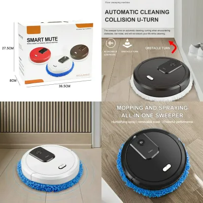 smart robot vacuum cleaner multifunction home cleaning sweeping machine rechargeable wireless smart